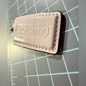 Authentic Coach Leather Tag